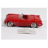 Franklin Mint Precision 1/24 1954 Corvette Red