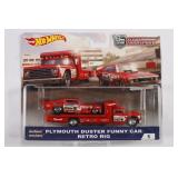 Hot Wheels Team Transporters Plymouth Retro Rig