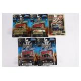 (5) Muscle Machines Jesse James Pickup Truck Lot