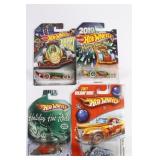 (4) Hot Wheels Holiday Rods New Years Lot