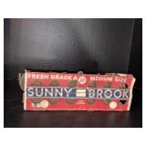 Vintage A&P Sunnybrook Catdboard Egg Carton
