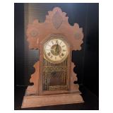 Antique Ingraham Mission Mantle Clock