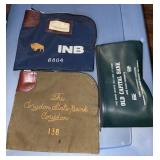 Assorted Vintage Bank Bags Lot - Corydon, IN