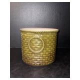 Vintage Haeger Pottery Basket Weave Planter - 148