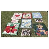 Assorted Holiday Yard Banner Flags Lot