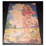 Vintage Inlay DINNER FOR SIX Puzzle