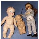 Vintage Assorted Toy Dolls Lot