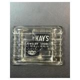 Vintage Kays Jewelry Store Ashtray - Lima, OH