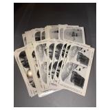 1978 Stereoscope Stereoview Cards - Transportation