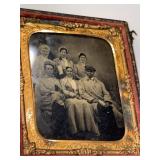 Antique Tintype Photo - Long Coats / Group