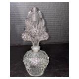 Vintage Ornate Glass Perfume Bottle