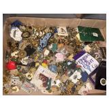 Large Assorted Advertising Pins Lot - Over 4 lbs.