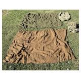 Assorted Military Wool Blankets / Bag Lot