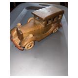 Vintage Wooden Rolls Royce Toy Car