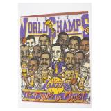 1987 LA Lakers NBA Champs Magic Johnson