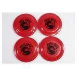 (4) Mortal Kombat Promo 4" Frisbee Lot