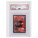 2011 Panini Stickers Italy Julio Jones RC PSA 7