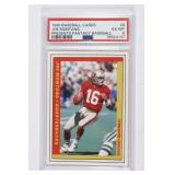 1990 Baseball Cards Joe Montana PSA 6