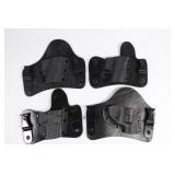 (4) CrossBreed Holster Lot Black Leather