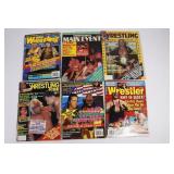 (6) Vintage WWF Wrestling Magazine Lot Hulk Hogan
