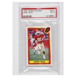 1989 Panini Stickers Jerry Rice PSA 5