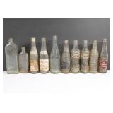 (10) Vintage Soda and Medicine Bottle Lot