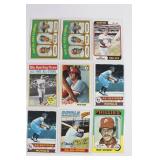 1970s Topps Baseball Lot Pete Rose Hank Aaron