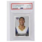 2014 Panini Stickers Anthony Davis PSA 8