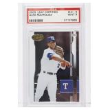 2003 Leaf Certified Alex Rodriguez PSA 9