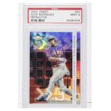 2002 Topps Finest Refractor Alez Rodriguez PSA 9