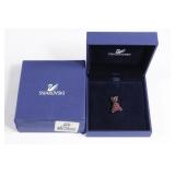 Swarovski Red Dress Pin