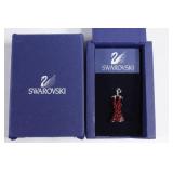 Swarovski Red Dress Tack Pin