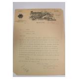 1904 Marietta OH Hay Grain Mill Feeds Letter