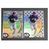 (2) 1998 Topps Tek Jeromy Burnitz Lot