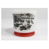 Atlas Hazel Niagara Falls Milk Glass Coffee Mug