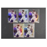 (5) 1998 Topps Tek Ellis Burks Lot