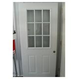 35 3/4" x 79" Wood Edge Steel Skin Outside Door