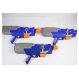 (3) Larami Super Soakers Splash Fire Water Guns