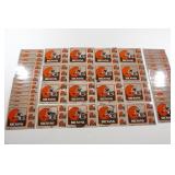 (45) Vintage Cleveland Browns Mirror Stickers