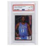 2009 Panini Stickers James Harden RC PSA 8