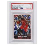 2017 Panini Stickers James Harden PSA 7