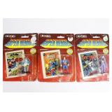 (3) Ertl DC Comics Metal Figure Lot Superman