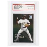 1999 Skybox Molten Metal Miguel Tejada PSA 10