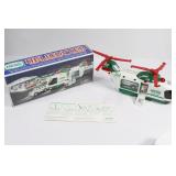 Hess Helicopter w Motorcycle and Cruiser