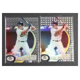 (2) 1998 Topps Tek Rafael Palmeiro Lot