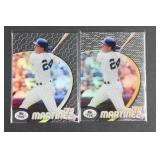(2) 1998 Topps Tek Tino Martinez Lot