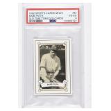1992 Sports Card News Babe Ruth PSA 4