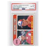 1990 Baseball Card Magazine Larry Walker RC PSA 8