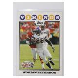 2008 Topps NFLPA Player of the Day Adrian Peterson