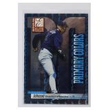 2001 Donruss Elite Primary Colors Blue Randy Johns